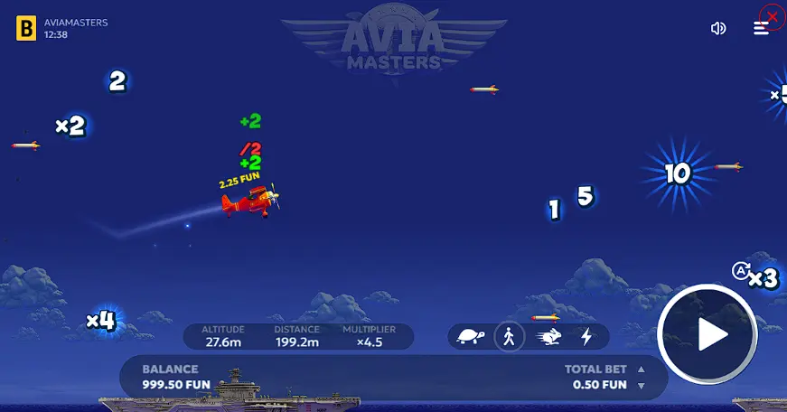 Avia Masters en transparantie van gameplay